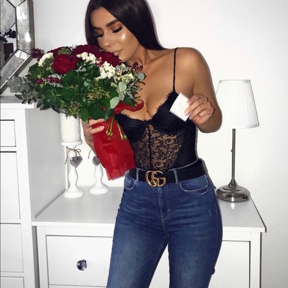 💕😍❤️MAKE AN OFFER! SEXY BLACK LACE BODYSUIT😍💕 - Picture 5 of 5